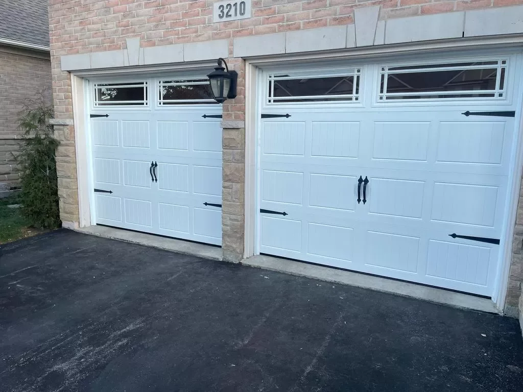 New garage door installation